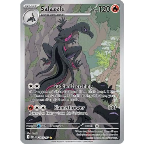 Salazzle - 224/217 (224) Illustration Rare Holofoil