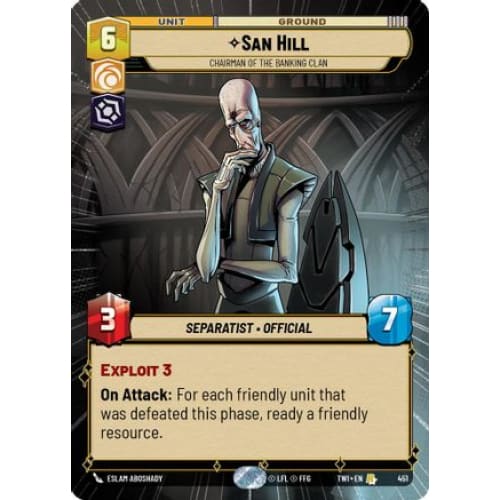 San Hill - Chairman of the Banking Clan (Hyperspace) (451)