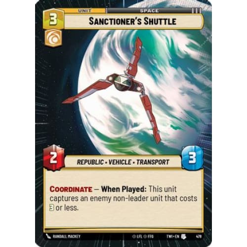 Sanctioner's Shuttle (Hyperspace) (478)