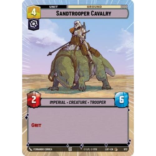 Sandtrooper Cavalry (Hyperspace Foil) (972)  Foil