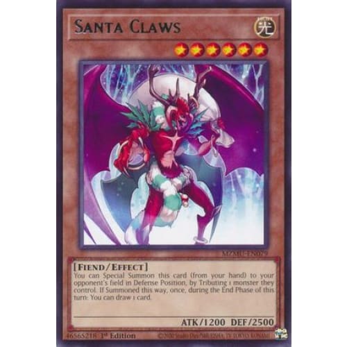 Santa Claws - MZMU-EN079 Rare 1st Edition