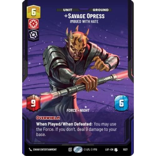 Savage Opress - Imbued With Hate (Prestige) (1027)
