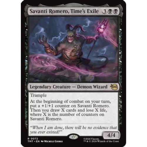 Savanti Romero, Time's Exile (TMT-072)