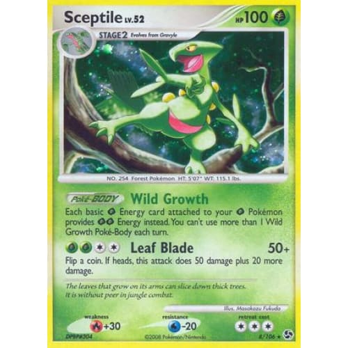 Sceptile (8) Holo Rare Reverse Holofoil