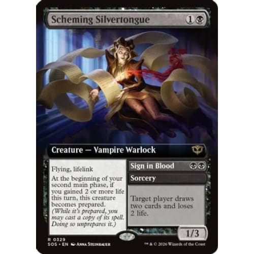 Scheming Silvertongue (Extended Art) (SOS-329)
