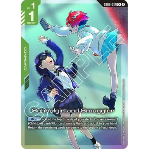 Schoolgirl and Smuggler (C+) (ST06-012) - Starter Deck 06 Clan Unity Holofoil