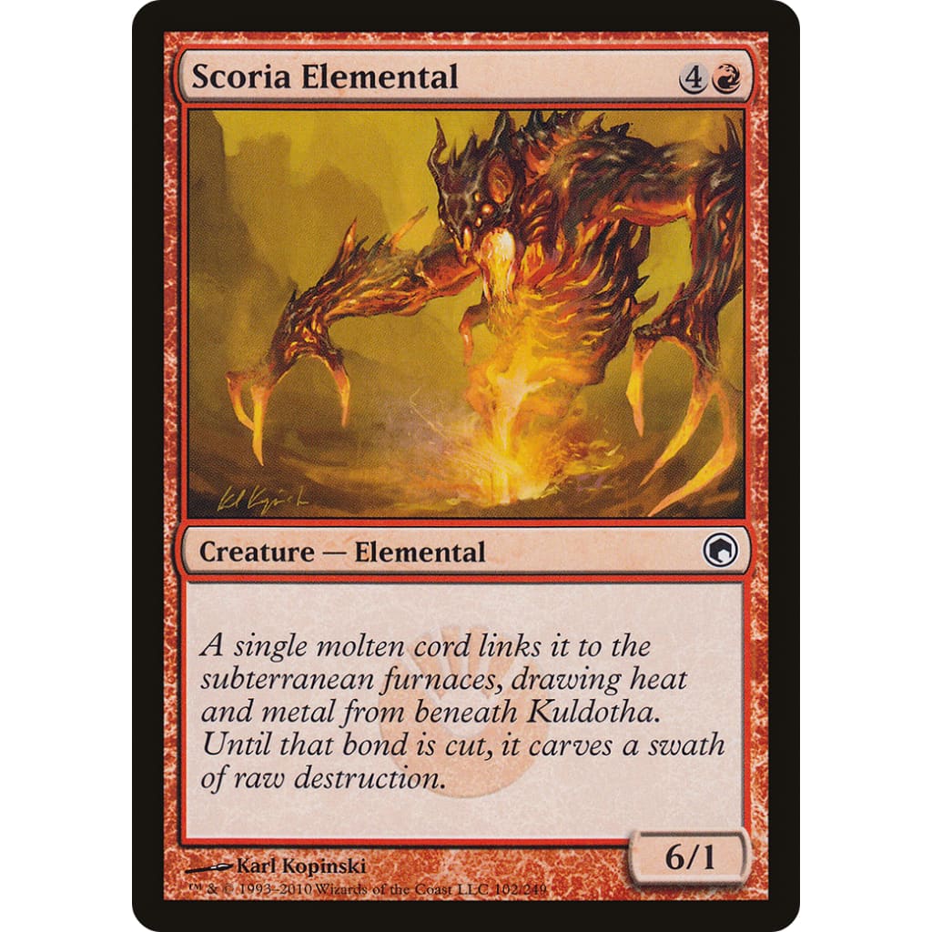 Scoria Elemental (SOM-102) Foil