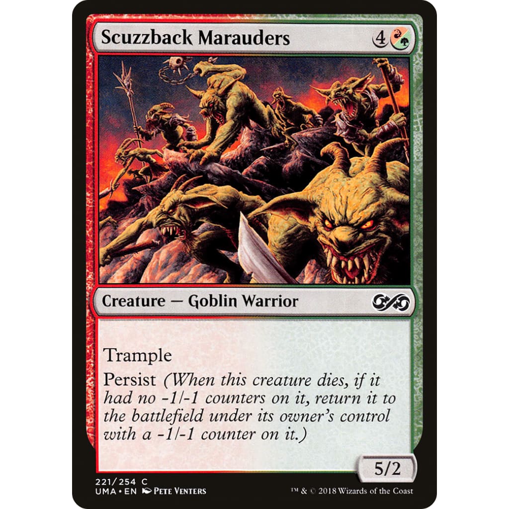 Scuzzback Marauders (UMA-221) Foil