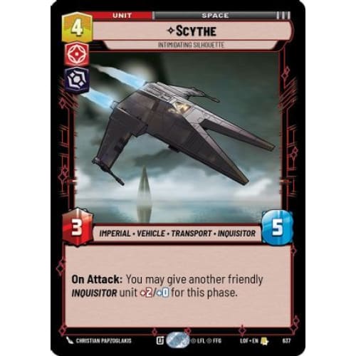 Scythe - Intimidating Silhouette (Foil) (637)  Foil