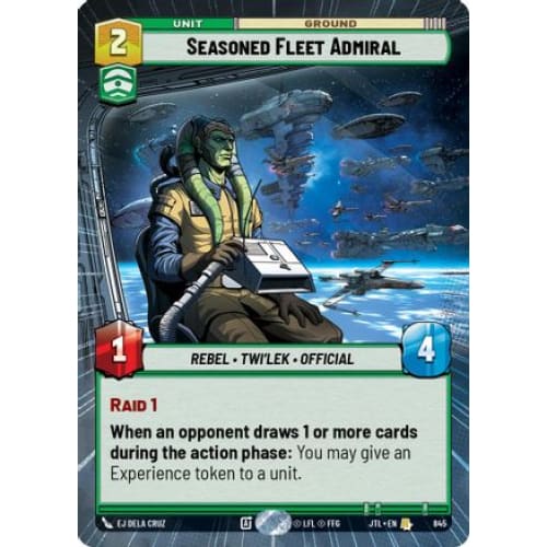 Seasoned Fleet Admiral (Hyperspace Foil) (845)  Foil