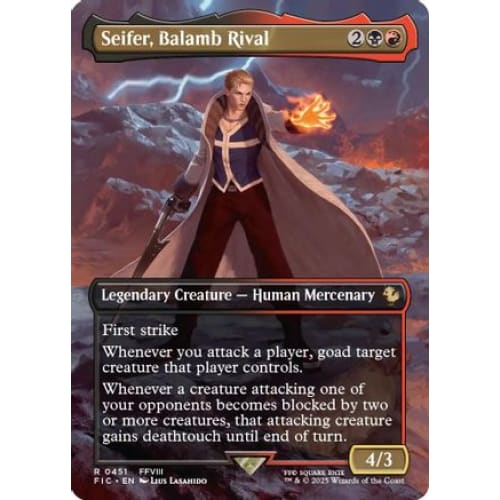 Seifer, Balamb Rival (Borderless) (FIC-451) Foil