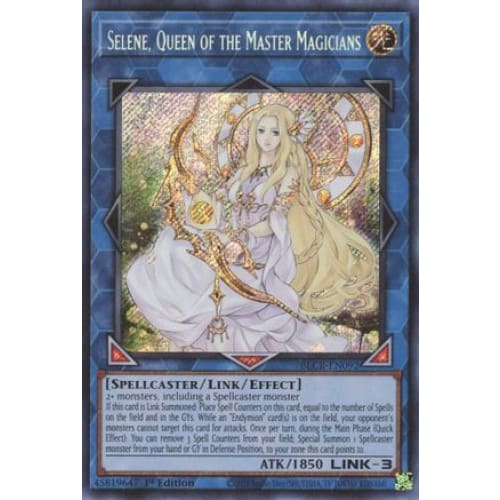 Selene, Queen of the Master Magicians - BLCR-EN092 Secret Rare 1st Edition