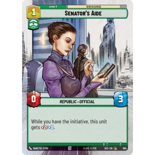Senator's Aide (Hyperspace Foil) (864)  Foil