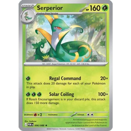 Serperior (6) Rare Classic Holofoil