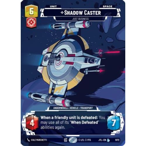 Shadow Caster - Just Business (Prestige Foil) (1072)  Foil