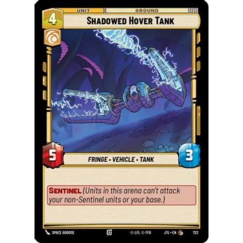 Shadowed Hover Tank (Foil) (722)  Foil