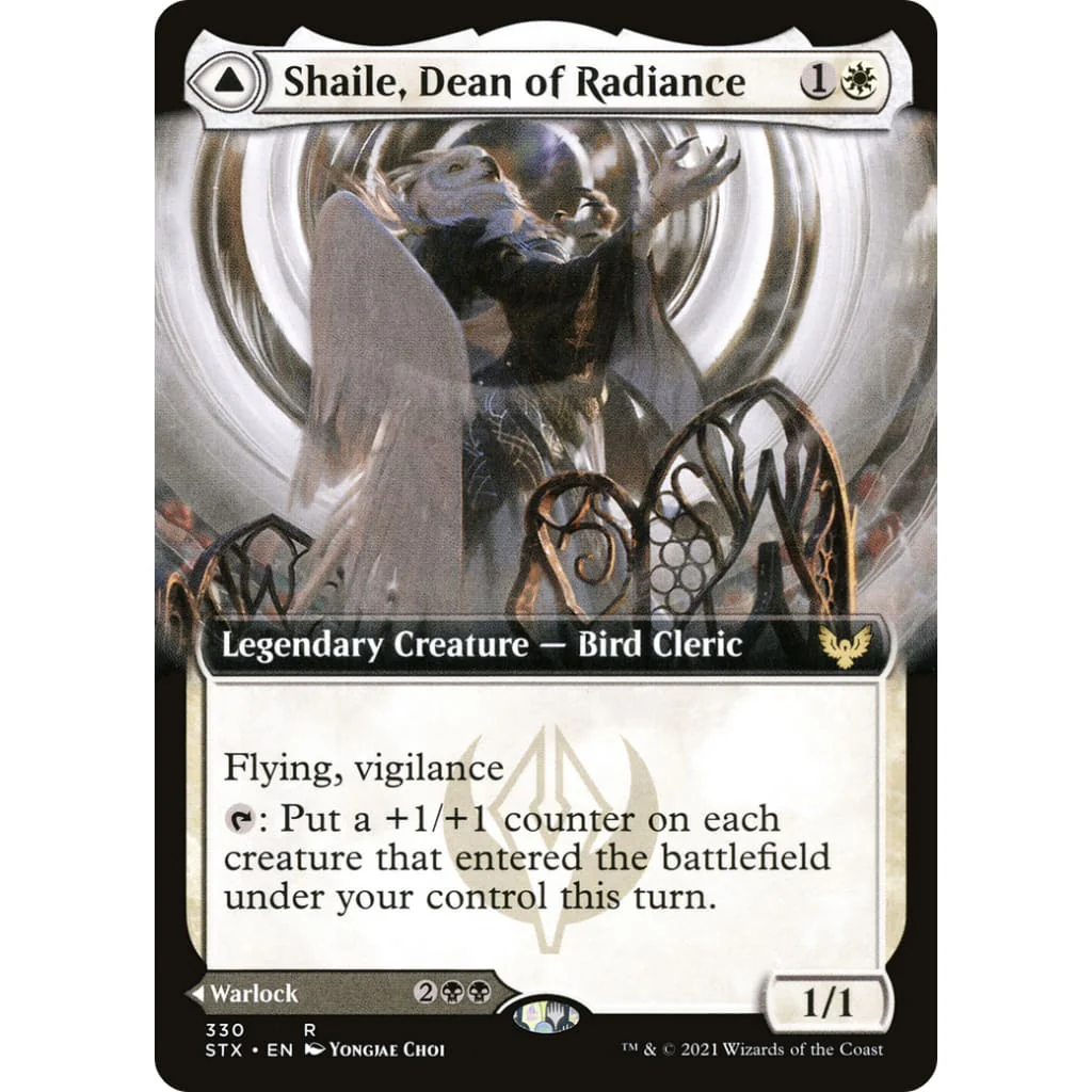Shaile, Dean of Radiance (Extended Art) (STX-330): (Extended Art) Foil - Image 4