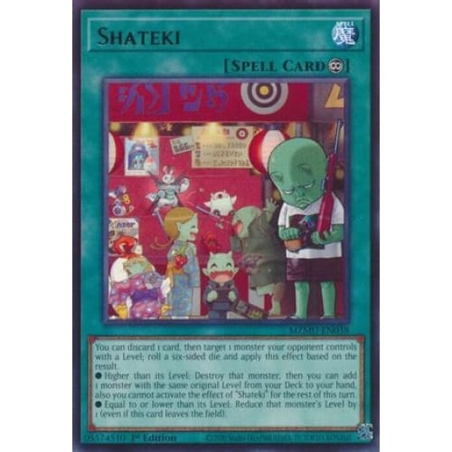 Shateki - MZMU-EN038 Rare 1st Edition