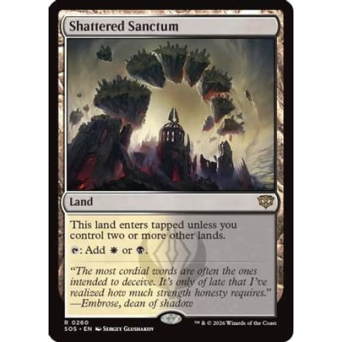 Shattered Sanctum (SOS-260) Foil