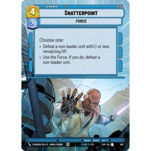 Shatterpoint (Hyperspace Foil) (819)  Foil