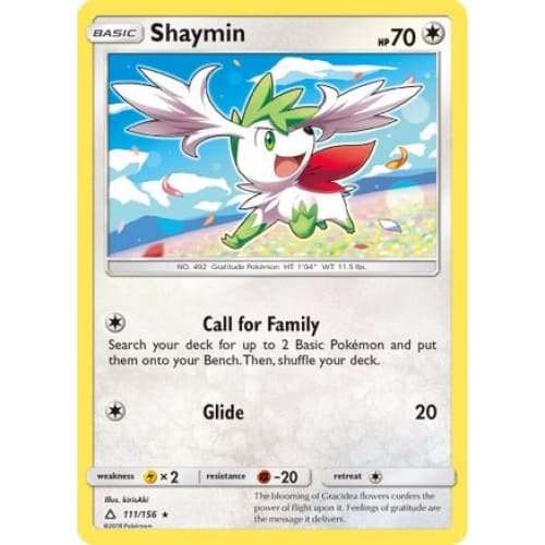 Shaymin (111) () Rare Classic Reverse Holofoil