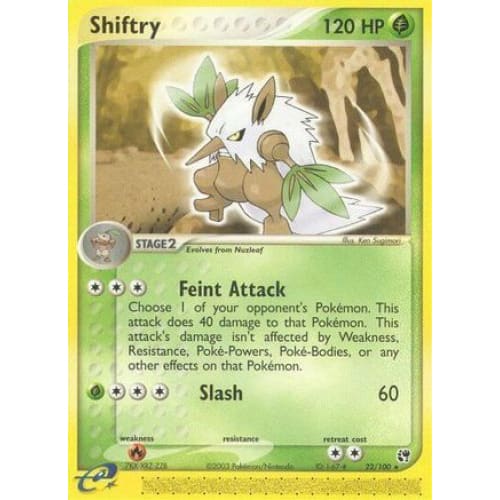 Shiftry - 22/100 (22) Rare Classic