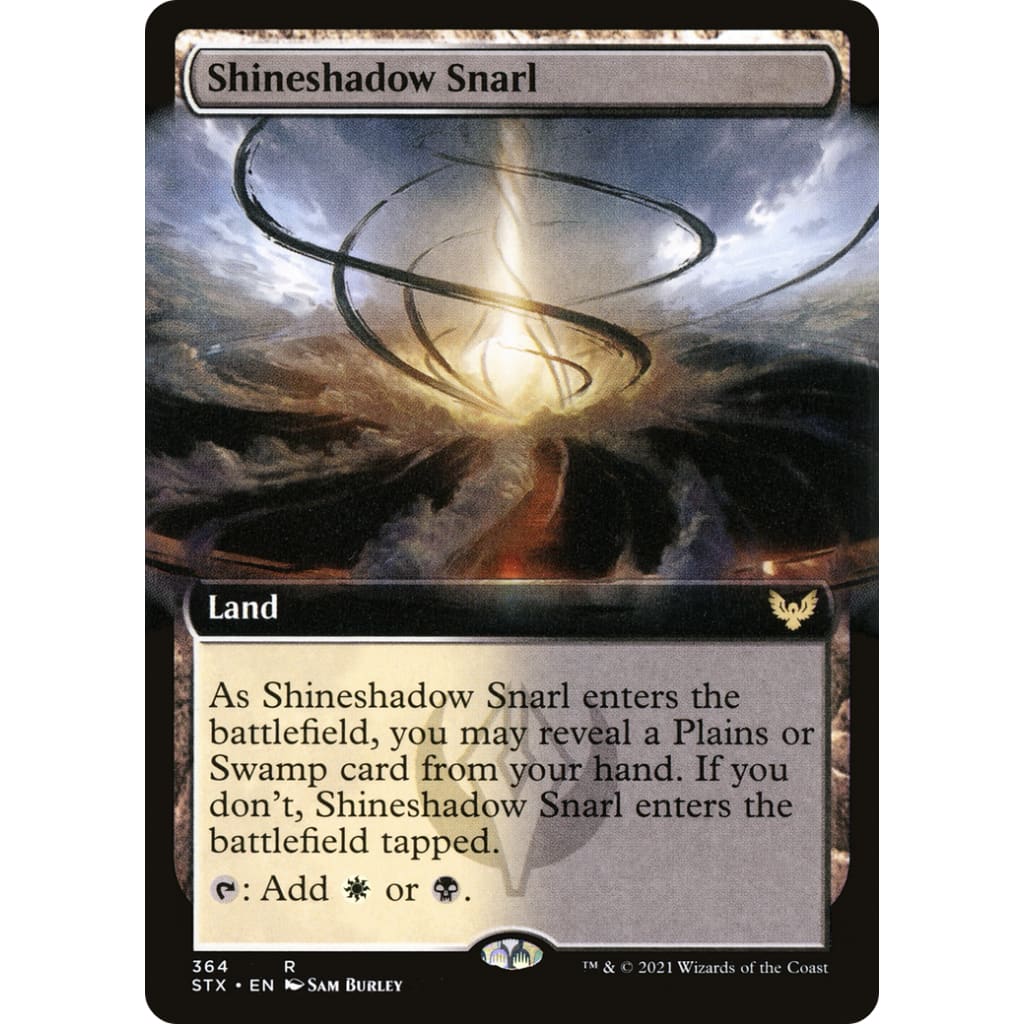 Shineshadow Snarl (Extended Art) (STX-364): (Extended Art)