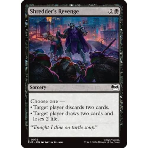 Shredder's Revenge (TMT-076) Foil