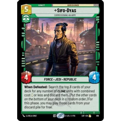 Sifo-Dyas - Commissioning An Army (Foil) (619)  Foil