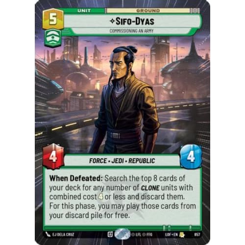 Sifo-Dyas - Commissioning An Army (Hyperspace Foil) (857)  Foil