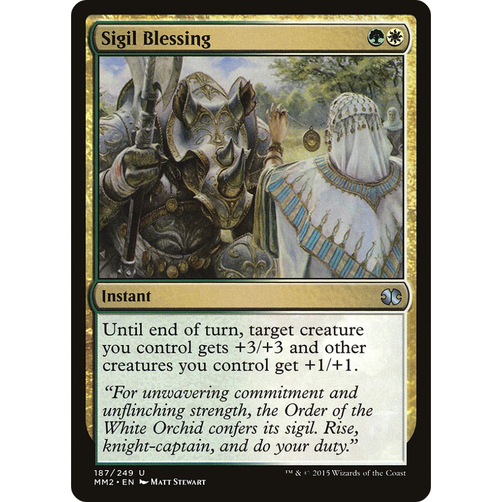 Sigil Blessing (MM2-187) Foil