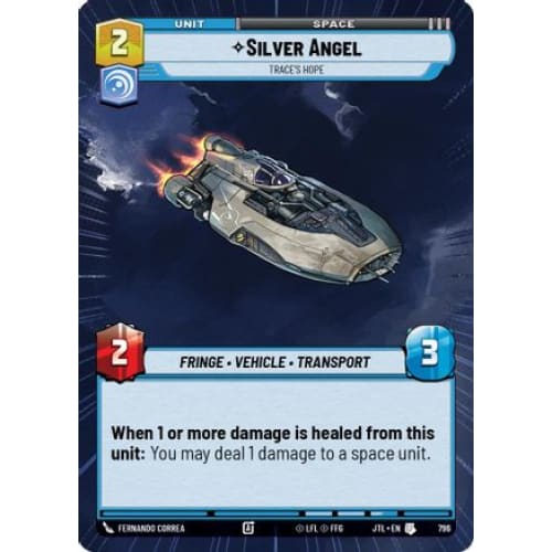 Silver Angel - Trace's Hope (Hyperspace Foil) (796)  Foil