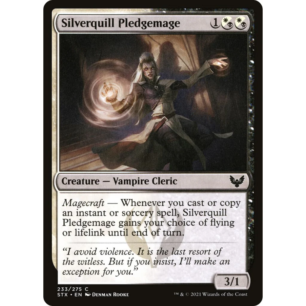 Silverquill Pledgemage (STX-233)