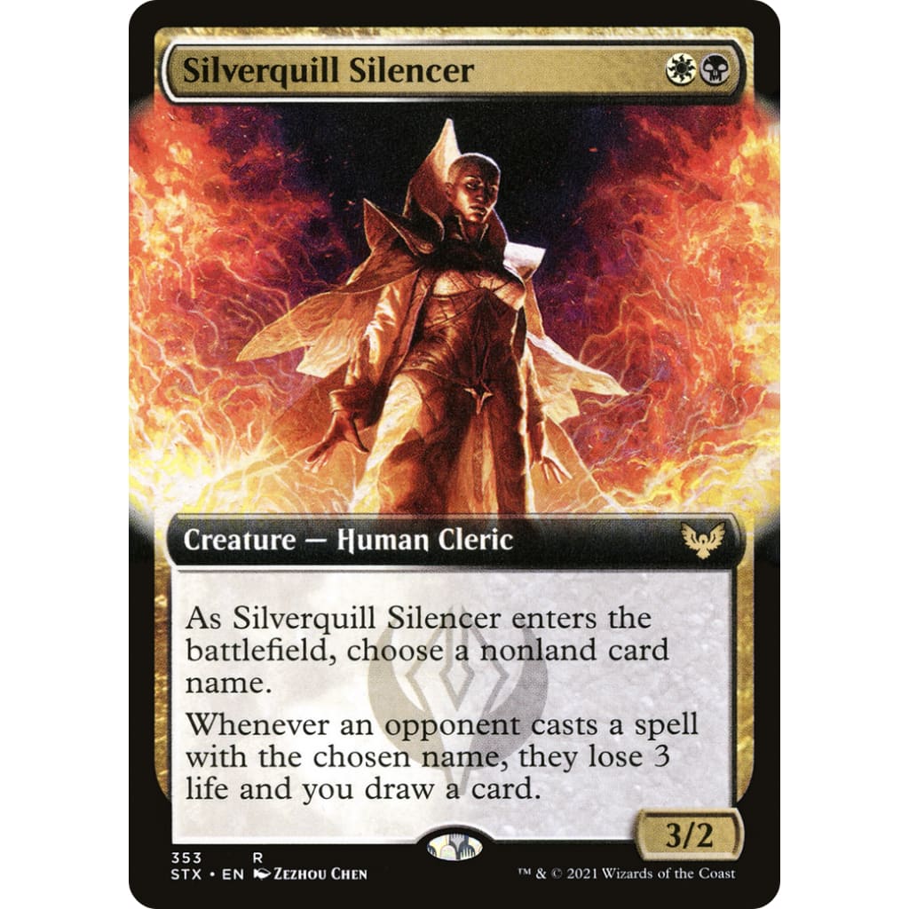 Silverquill Silencer (Extended Art) (STX-353): (Extended Art) Foil