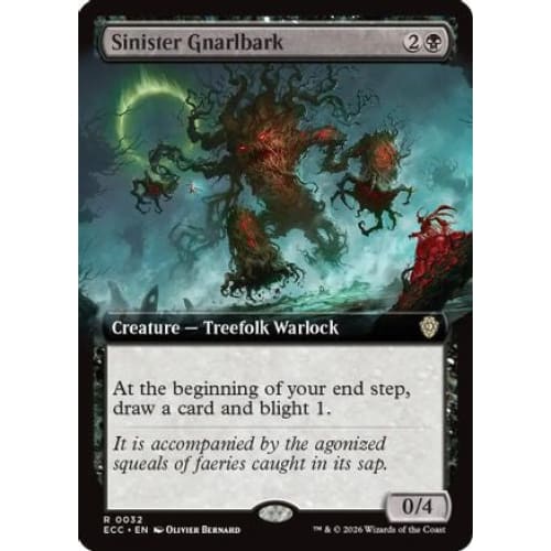 Sinister Gnarlbark (Extended Art) (ECC-032)