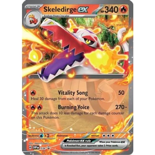 Skeledirge ex - 034 (34) Promo Holofoil