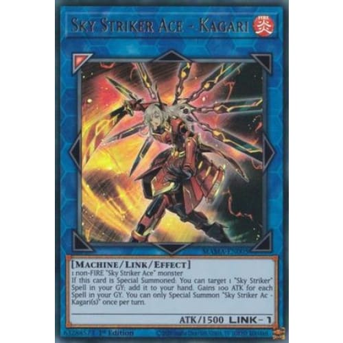 Sky Striker Ace - Kagari - MAMA-EN005 Ultra Rare 1st Edition