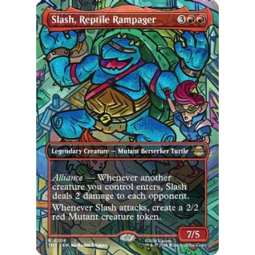 Slash, Reptile Rampager (Borderless) (TMT-208)