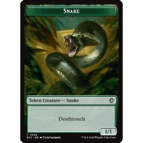 Snake // Scarecrow Double-Sided Token (ECC-8 // 11)