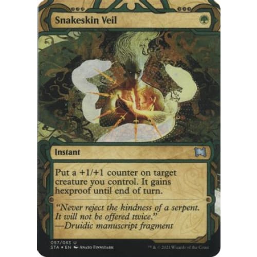 Snakeskin Veil (Foil Etched) (STA-057) (Borderless) Foil