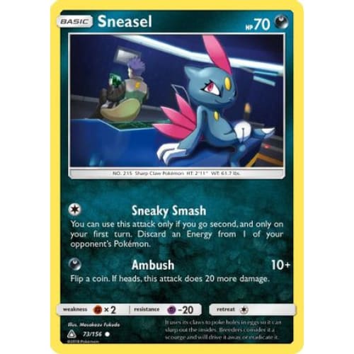 Sneasel (73) Common Reverse Holofoil