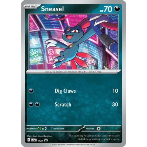 Sneasel (Cosmos Holo) (20) Promo Holofoil