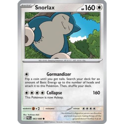 Snorlax (63) Common