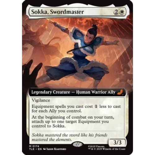 Sokka, Swordmaster (Extended Art) (TLE-174) Foil