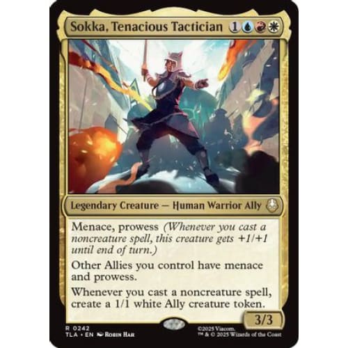 Sokka, Tenacious Tactician (TLA-242) Foil