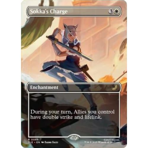 Sokka's Charge (Borderless) (TLE-066) Foil
