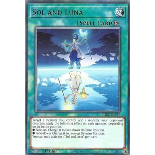 Sol and Luna - PHRE-EN053 Rare 1st Edition