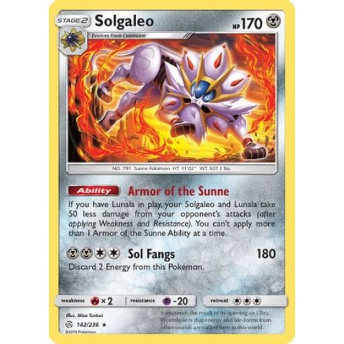 Solgaleo (142) Holo Rare