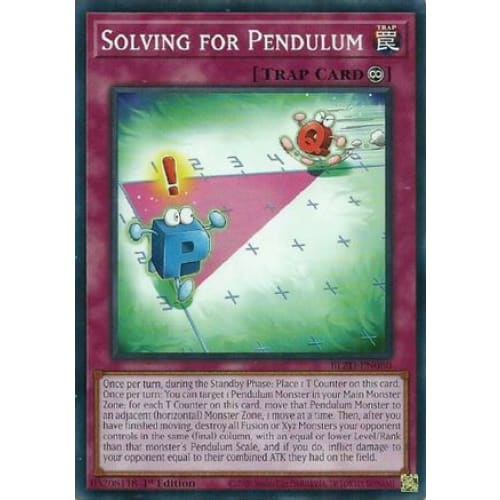Solving for Pendulum - BLZD-EN080 Common / Short Print 1st Edition