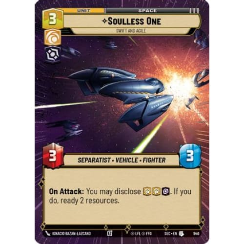 Soulless One - Swift and Agile (Hyperspace Foil) (946)  Foil
